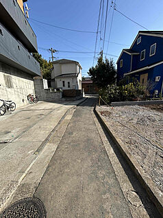 現地前面道路