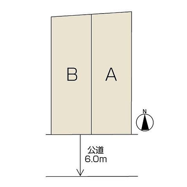 南側に幅員6mの道路が広がる、陽当たり良好な住まい。ゆとりある前面道路に面しているため開放感があり、車の出入りや駐車もスムーズに行えます。