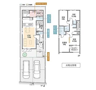 4LDK＋WIC＋ランドリールーム＋玄関クローク 
