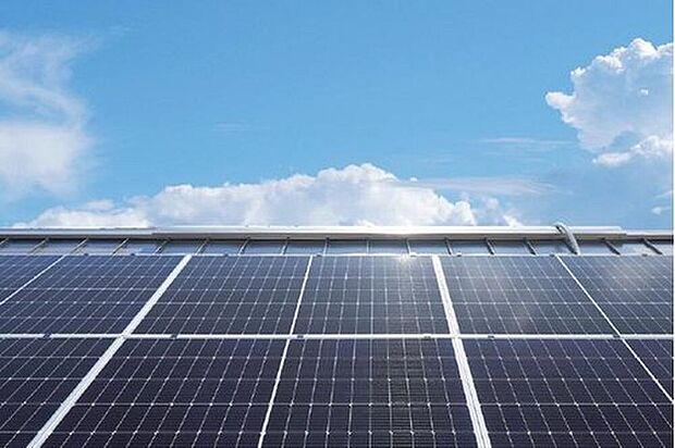 【［太陽光発電システム］】次世代を見据え、高性能な太陽光発電パネル初期搭載。初期費用は不要！15年後に太陽光発電設備一式を無償で譲り受けられます。※イメージ画像