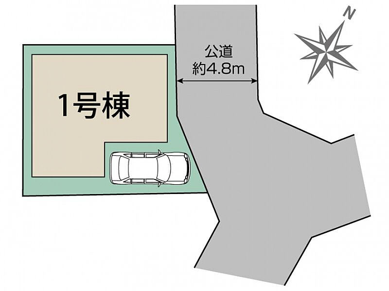 新座市石神5丁目1棟 区画図