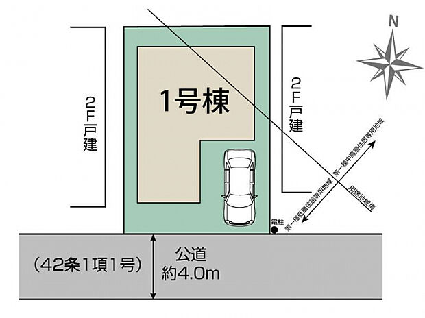 練馬区大泉町1丁目2期1棟 区画図