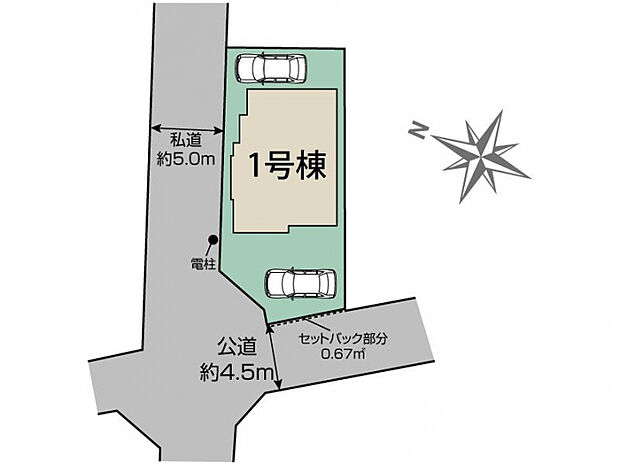 東村山市廻田町1棟 区画図
