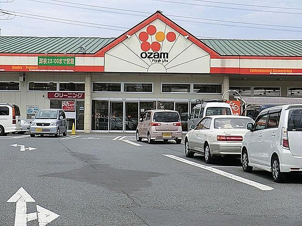 スーパーオザム下里店（約860m）