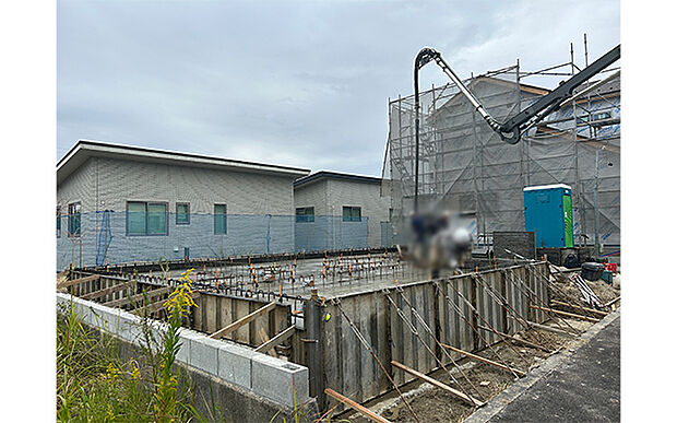 現地写真：基礎工事中（27号棟）