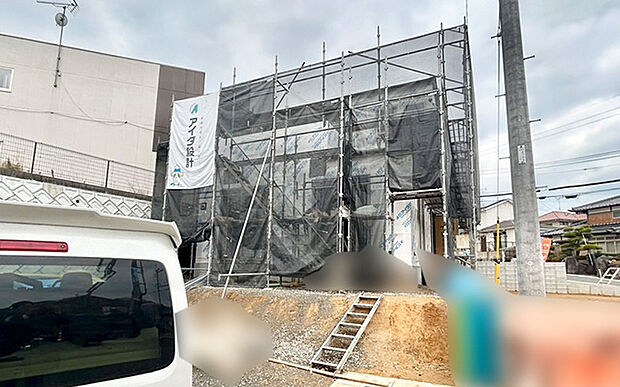 現地写真：建築中（3号棟）