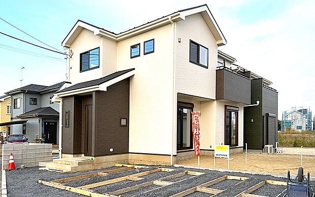 現地写真：外構工事中（1号棟）