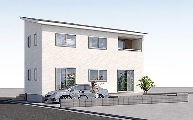 完成予想図:外観(1号棟)