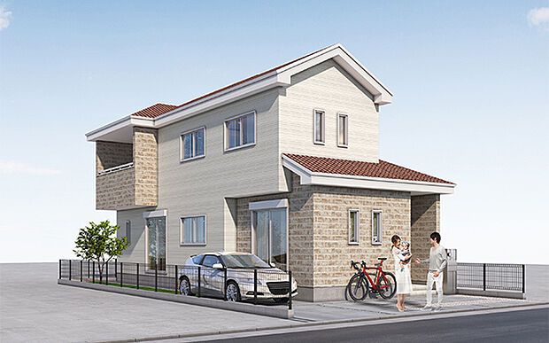 完成予想図:外観(23号棟)