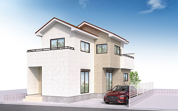 完成予想図：外観（5号棟）