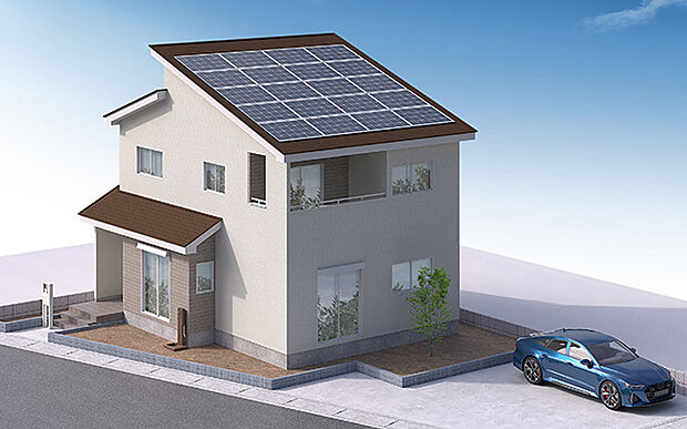 完成予想図：外観（2号棟）