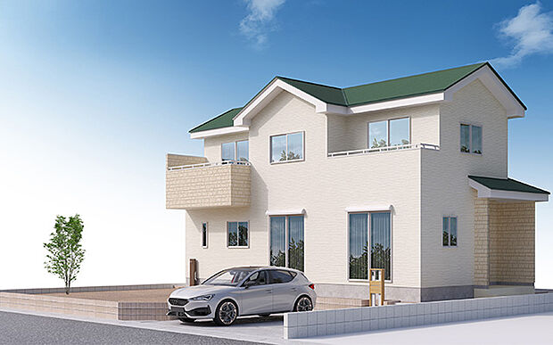 完成予想図:外観(2号棟)