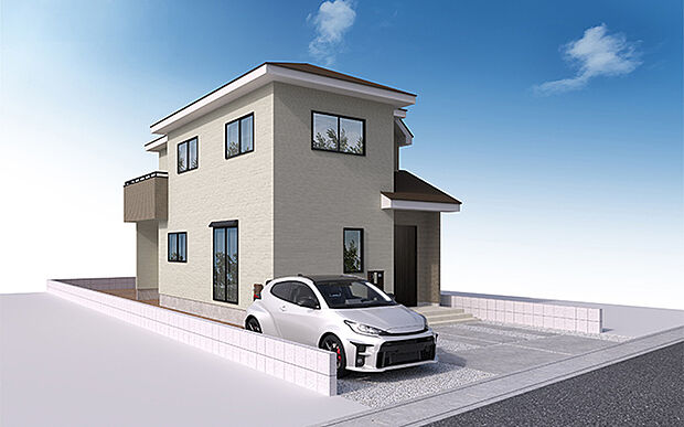 完成予想図:外観(3号棟)