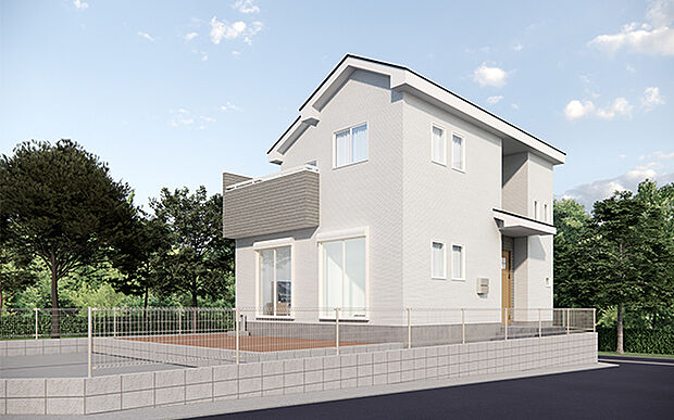 完成予想図:外観(1号棟)