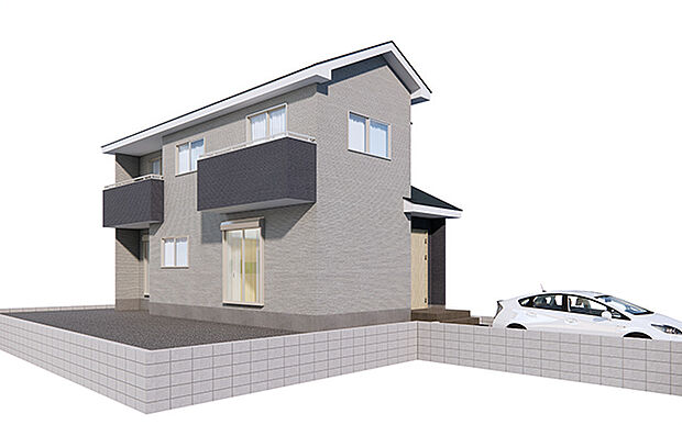 完成予想図:外観(7号棟)