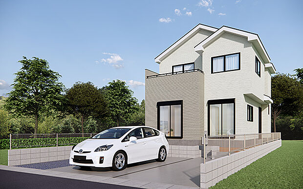 完成予想図:外観(1号棟)