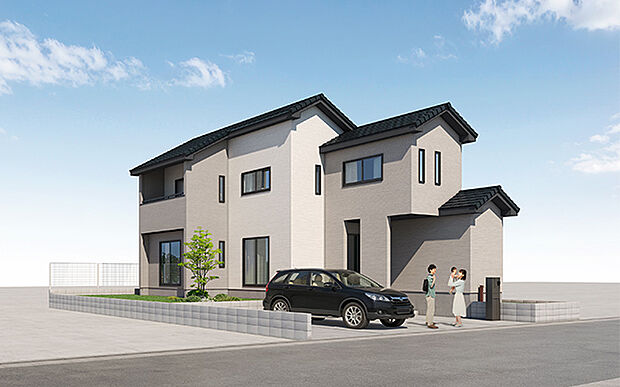 完成予想図：外観（3号棟）