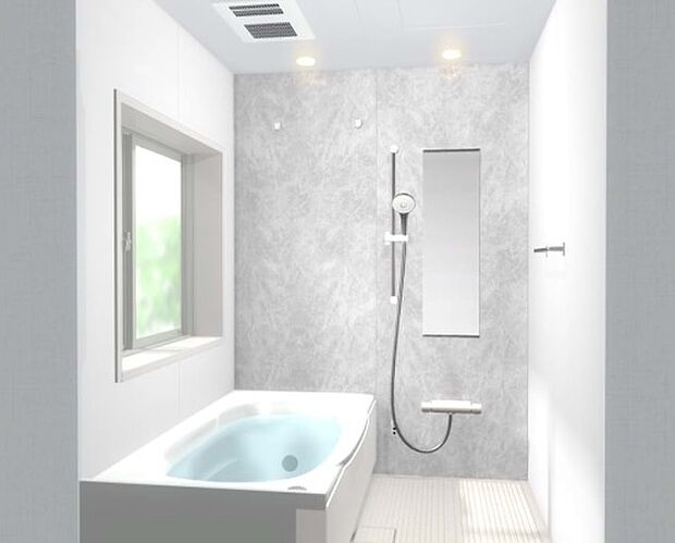 【システムバス】お掃除し易くお湯が冷め難いLIXILシステムバス