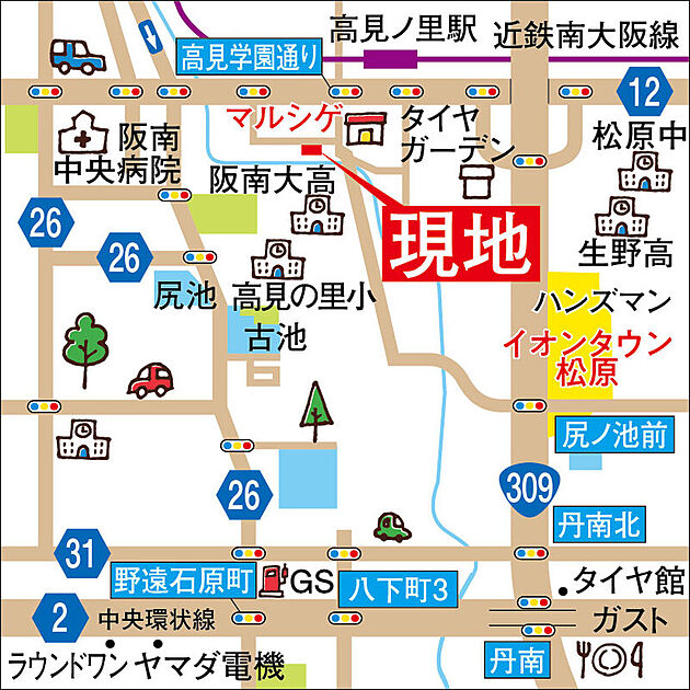 交通図