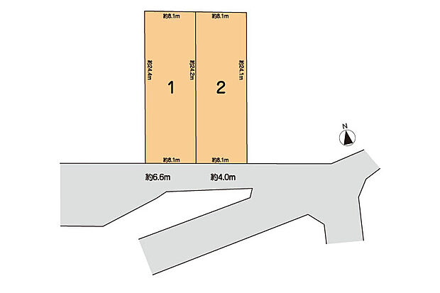 【みよし東蜂ヶ池】区画図