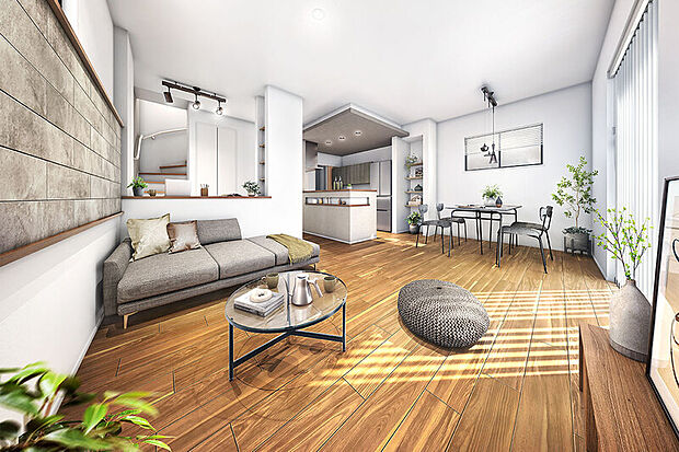 【毎日の生活を包み込む、心安らぐ住空間】
帰宅してからの動きは、驚くほどシンプルに。スムーズな動線と空間設計が、暮らしにゆとりを生み、質の良いひとときをもたらします。