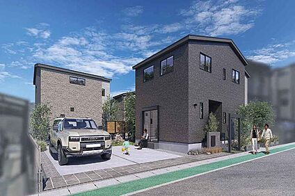 【落ち着いた佇まいと緑が調和する街並み】