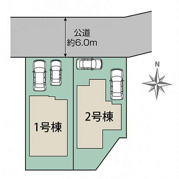 武蔵村山市中原2丁目2棟 区画図