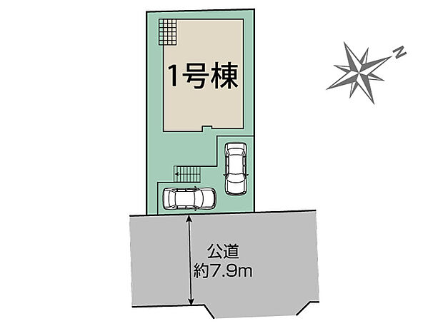敷地面積160m2越えで、駐車場2台!庭付き!