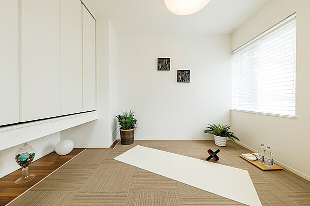 【PLAN01 テキスタイルルーム】家事室、趣味の部屋、子ども部屋など多彩に活躍します。