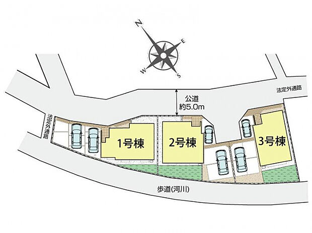 町田市小山町3棟 区画図