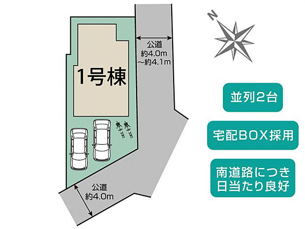 伊勢原市岡崎1棟 区画図