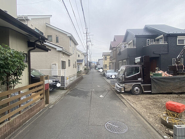 販売現地外観　ウォークインクローゼット採用のゆとりある間取り