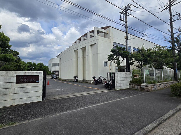 滝の沢中学校（約1,115m）