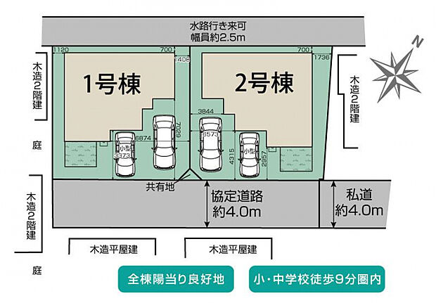 桶川市末広3丁目6期2棟 区画図