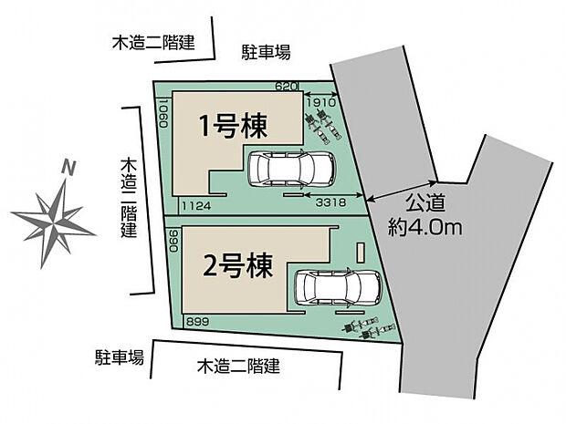 さいたま市浦和区木崎2丁目3期2棟 区画図