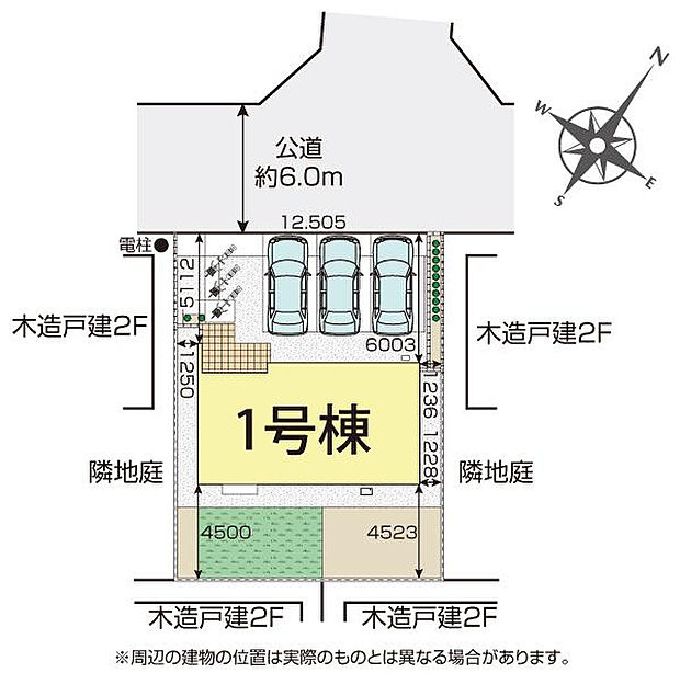 蓮田市椿山2丁目6期1棟 区画図