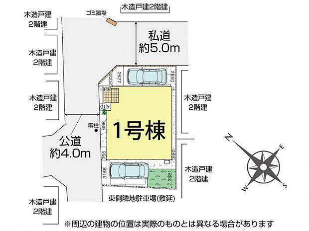 ふじみ野市上福岡4丁目1棟 区画図