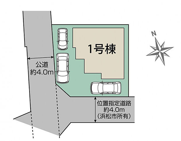 浜松市中央区泉4丁目2期1棟 区画図