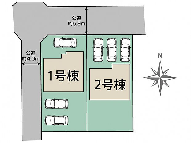 浜松市中央区舞阪町舞阪2期2棟 区画図