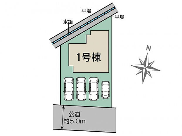 島田市旭2丁目1棟 区画図