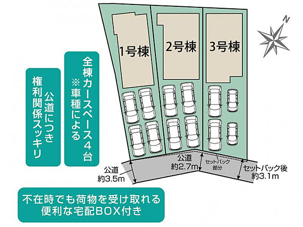 浜松市浜名区小松3棟 区画図