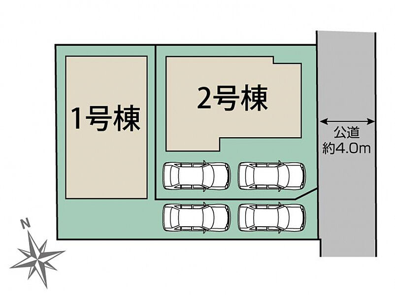 船橋市日の出1丁目2棟 区画図