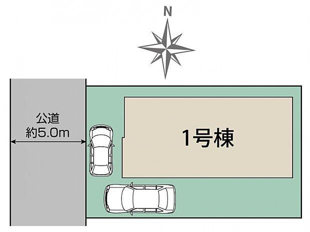 柏市酒井根1丁目1棟 区画図