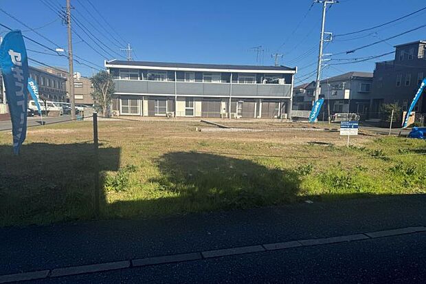 分譲地全景4（撮影_2024年12月）分譲地南側から撮影。南道路区画もあり、日当たり良好です。※販売済区画を含む場合がございます。最新の販売状況は区画図等をご参照下さい。