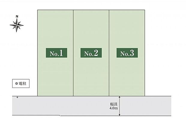 土地を有効活用できる約41坪の整形地3区画。まちなみガイドラインで整った景観を維持できます。