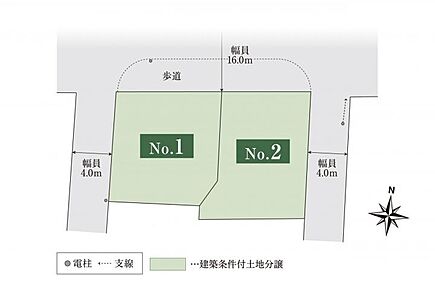 全2区画とも約36坪の敷地面積を確保しており、多彩なプランニングに対応可能です。 