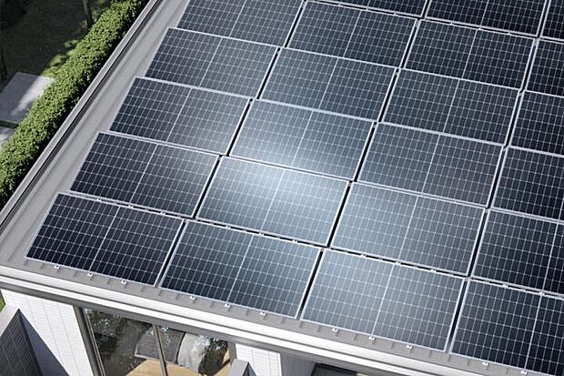 【太陽光発電システム】1もしもの災害時でも日中電気を使える安心。2ソーラー発電で月々の光熱費が抑えられます。3自宅で電気を作って暮らすエコな暮らしをサポート。※メーカーのモデルチェンジにより形状が変更となる場合あり。※1事前に計画したコンセントでのみ電力使用が可能です。同時に使用できる電力には限りがあります。