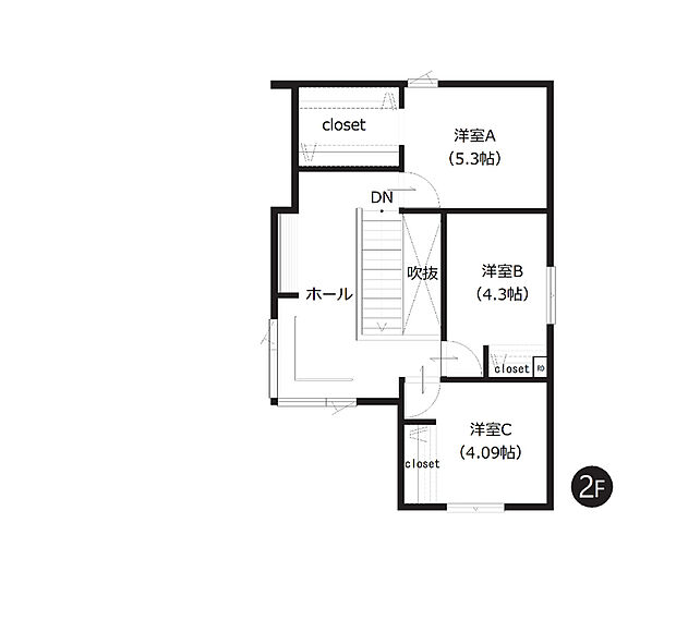 【4LDK】WICを含む全居室収納付きで室内スッキリ快適。お荷物の多いファミリーにもおすすめです。