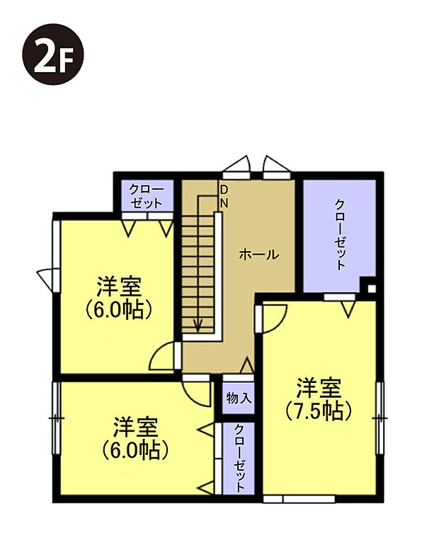 【【建築プラン例】】建物面積:112.21m2
建物代金:2750万円(税込)
※杭工事、分水工事、諸費用別途
※設計プランの参考一例であって、当該プランの採用可否は任意です。