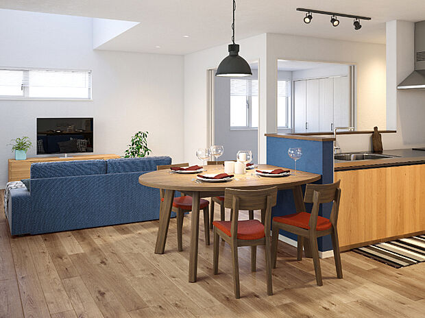 【【建築プラン例】】建物面積：106.00m2
建物代金：2630万円(税込)
※杭工事、分水工事、諸費用別途
※設計プランの参考一例であって、当該プランの採用可否は任意です。